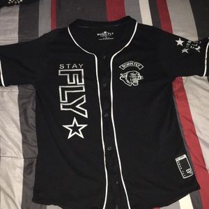 Born fly short sleeve baseball jersey